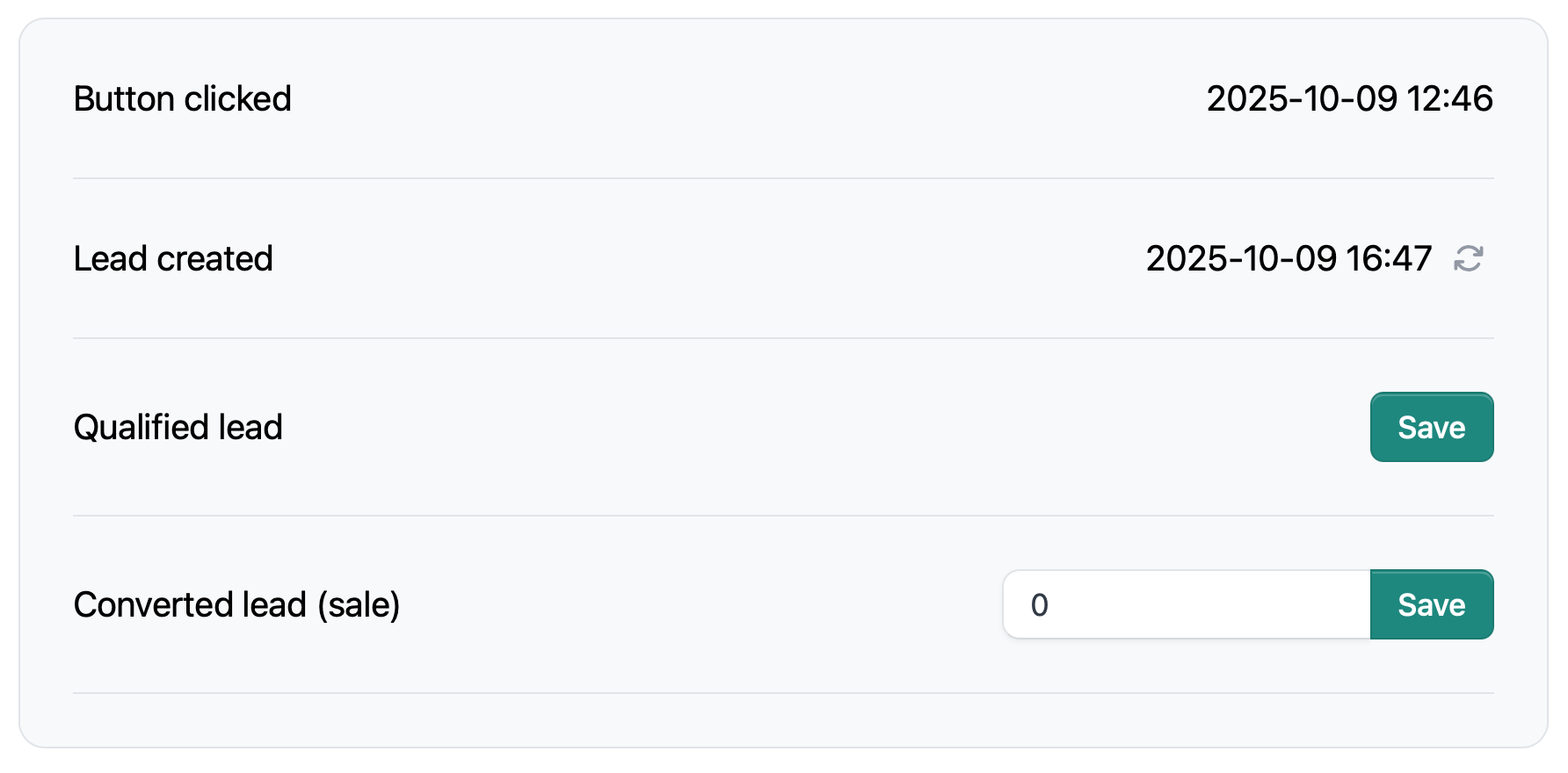 Tracking WhatsApp clicks as offline conversions