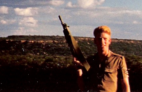Pete Bowen in the South African army